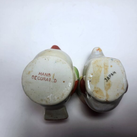 Vintage Egg Cup Holders Luster Ware Ceramic Made in Japan Hand Painted - Picture 8 of 8